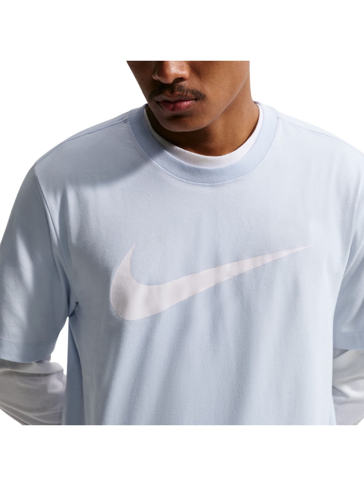 Nike Nsw Tee Icon Swoosh vyriški marškinėliai mėlyni DC5094 408 4