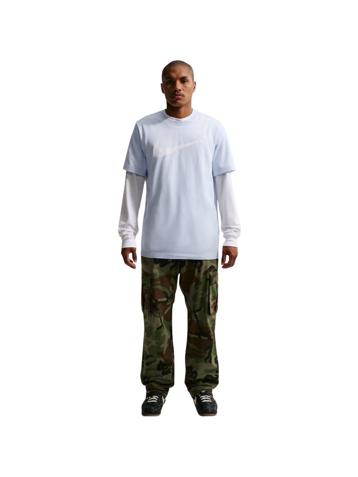 Nike Nsw Tee Icon Swoosh vyriški marškinėliai mėlyni DC5094 408 5