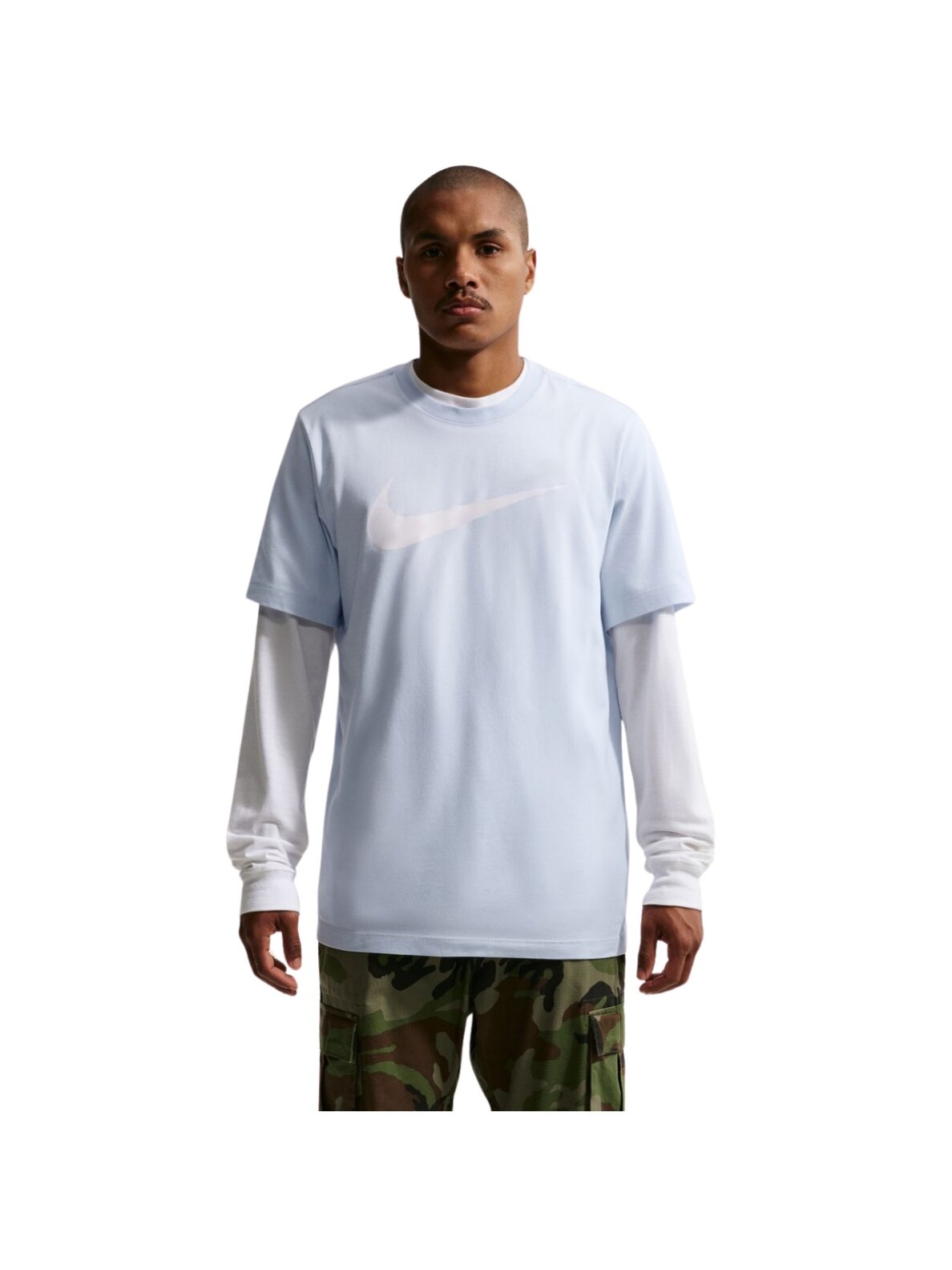 Nike Nsw Tee Icon Swoosh vyriški marškinėliai mėlyni DC5094 408