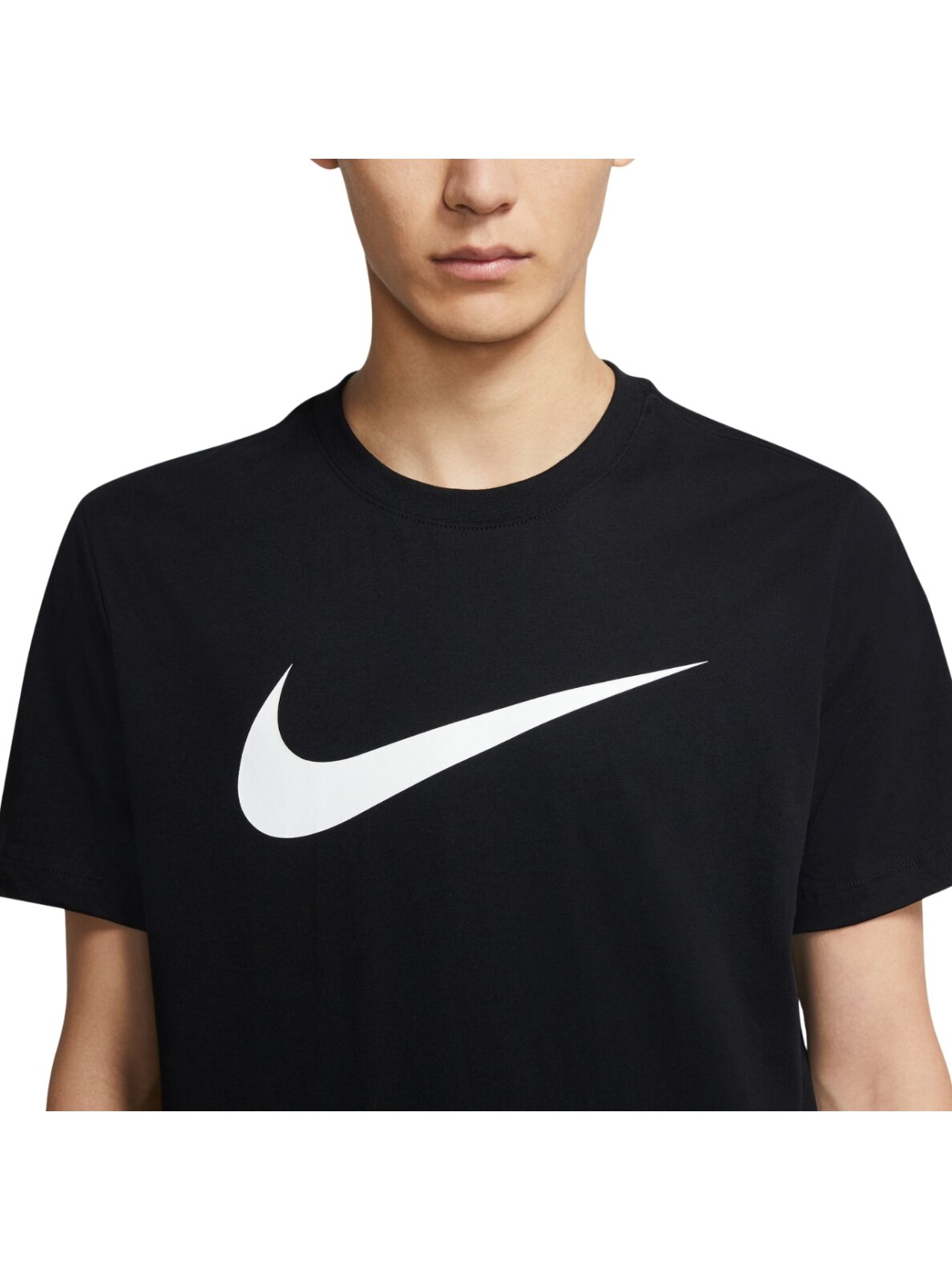 Nike Nsw Tee Icon Swoosh vyriški marškinėliai juodi DC5094 010 2
