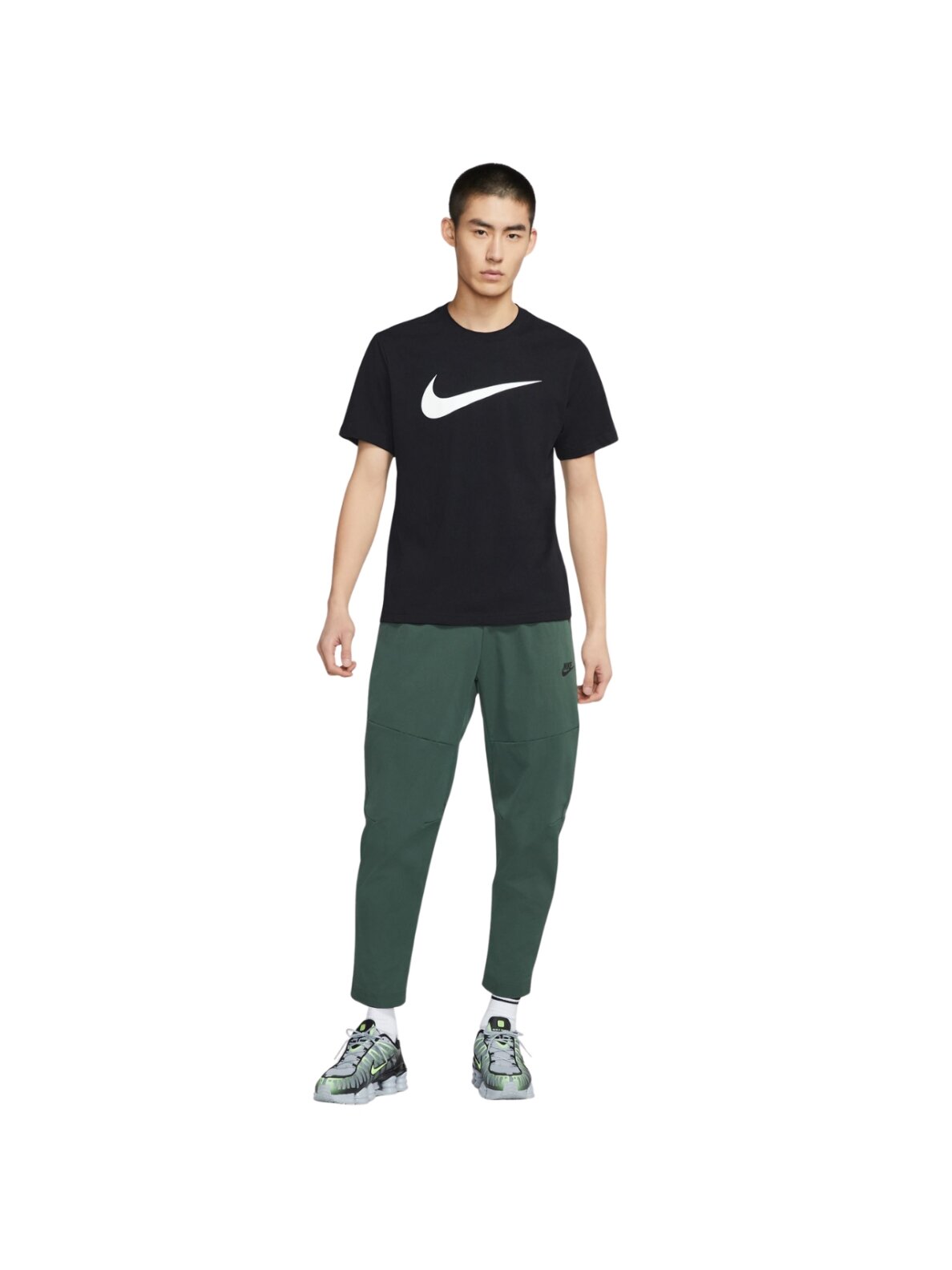Nike Nsw Tee Icon Swoosh vyriški marškinėliai juodi DC5094 010 3 Nike Nsw Tee Icon Swoosh vyriški marškinėliai juodi DC5094 010 3