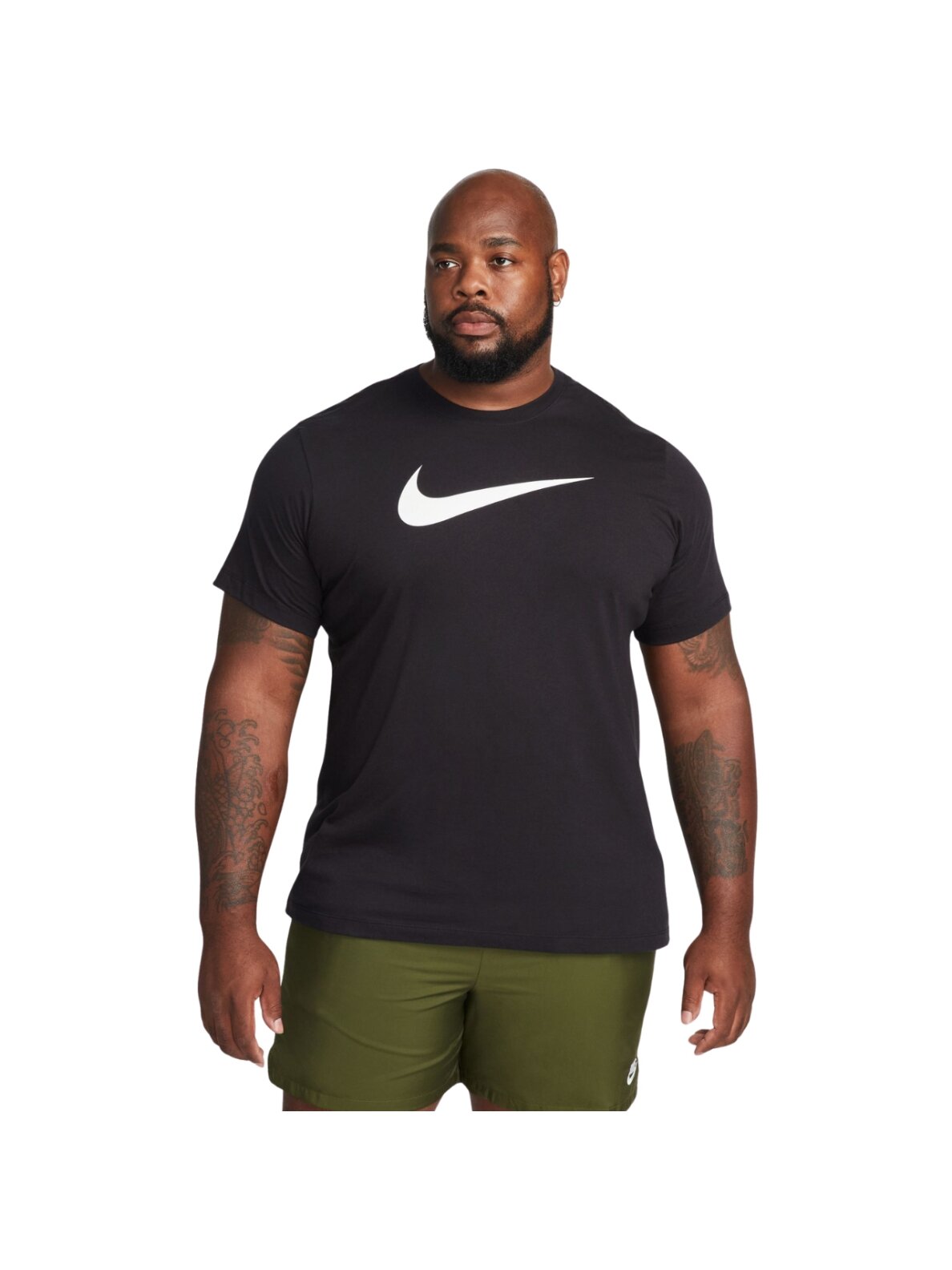 Nike Nsw Tee Icon Swoosh vyriški marškinėliai juodi DC5094 010 4