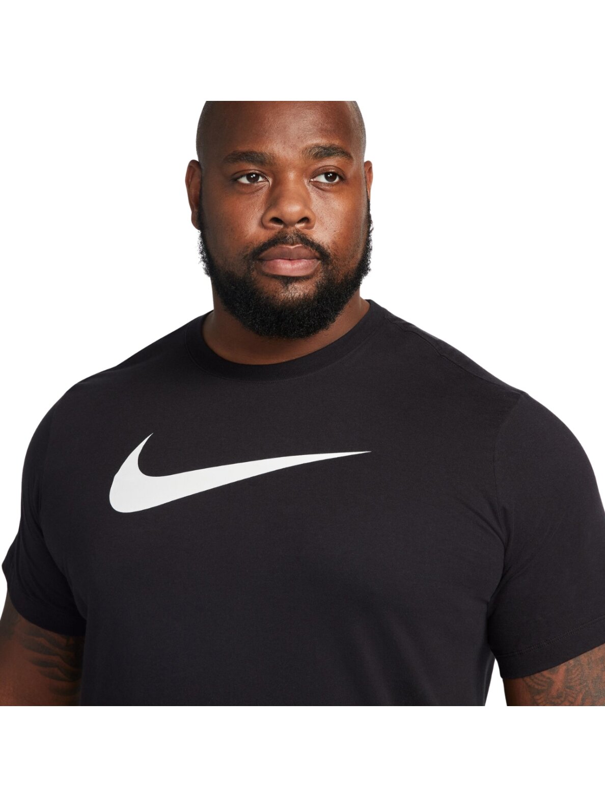Nike Nsw Tee Icon Swoosh vyriški marškinėliai juodi DC5094 010 6