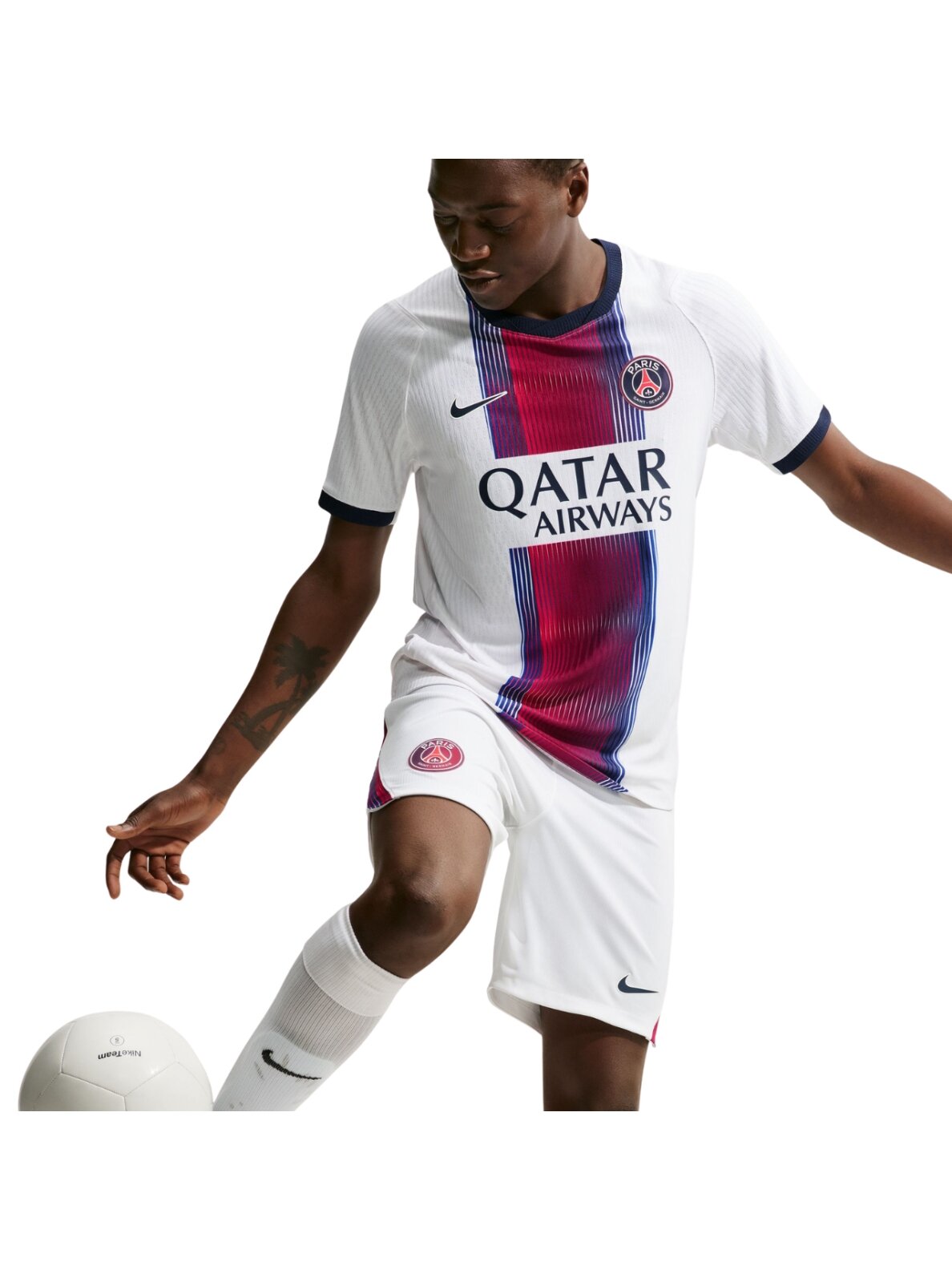 Nike Paris Saint-Germain 2026/27 Match Away vyriški marškinėliai, balti, II1788 101 4 Nike Paris Saint-Germain 2026/27 Match Away vyriški marškinėliai, balti, II1788 101 4