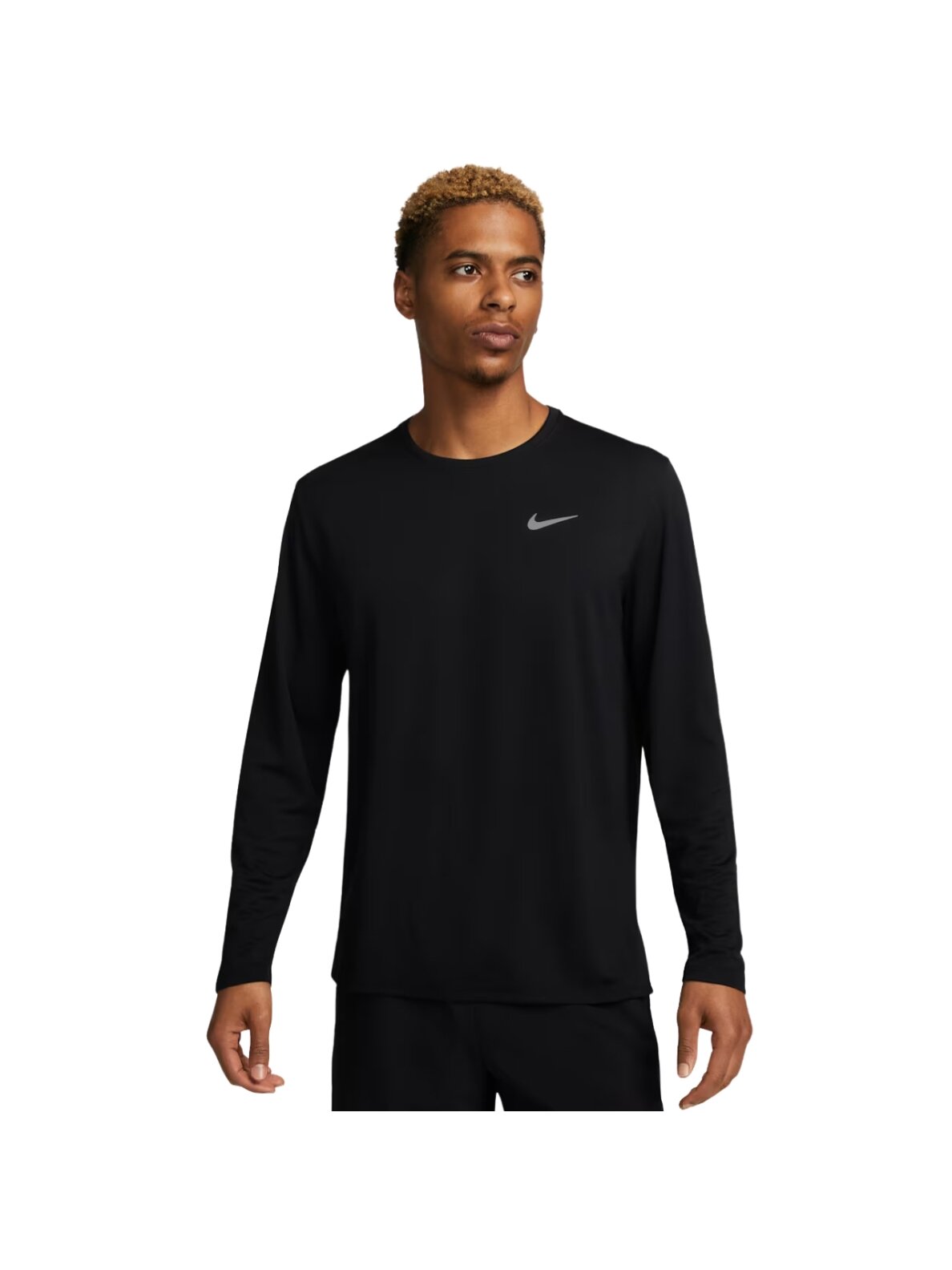 Nike Pro Dri-FIT Tight ilgomis rankovėmis vyriški marškinėliai juodi FB7070 010