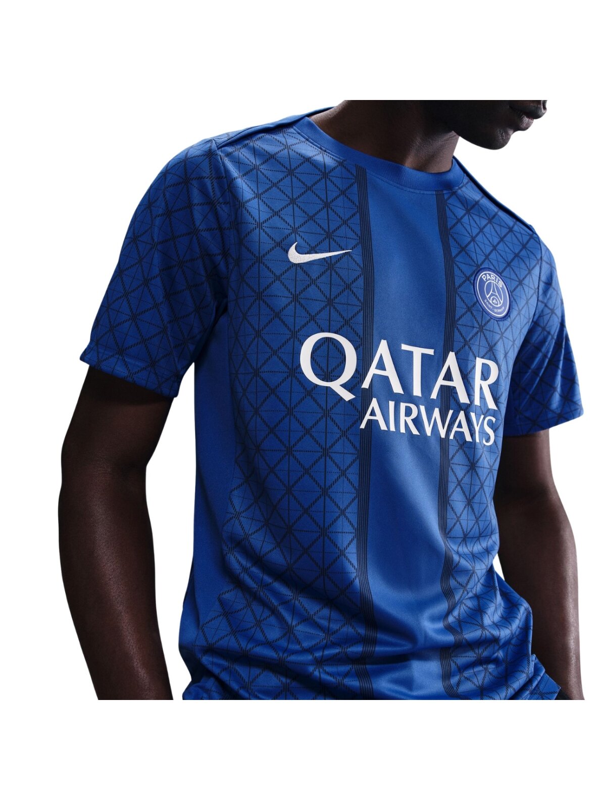 Nike vyrams PSG Academy Pro Home mėlyna marškinėliai HJ7150 406 2