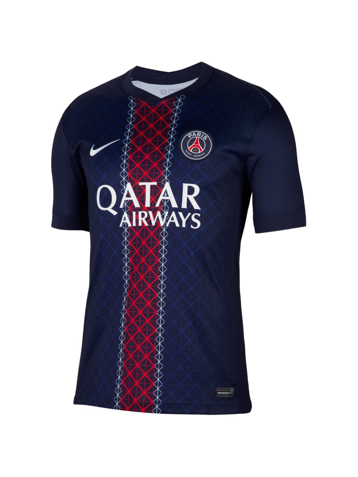 Nike PSG Dri-Fit Jersey SS Stadium Home vyrams tamsiai mėlyna HJ4593 411 1