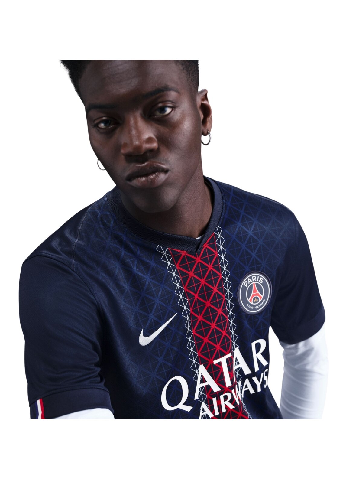 Nike PSG Dri-Fit Jersey SS Stadium Home vyrams tamsiai mėlyna HJ4593 411 4