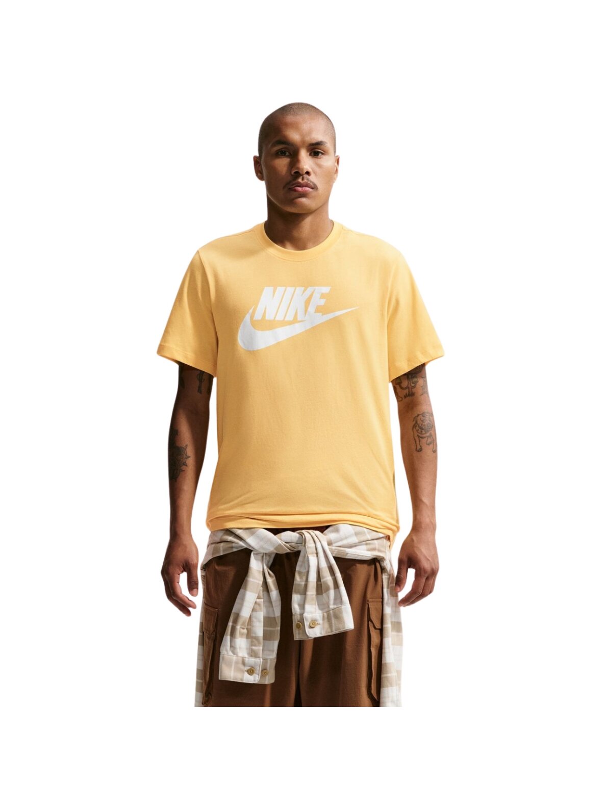 Nike Sportswear vyriški marškinėliai geltoni AR5004 796 Nike Sportswear vyriški marškinėliai geltoni AR5004 796