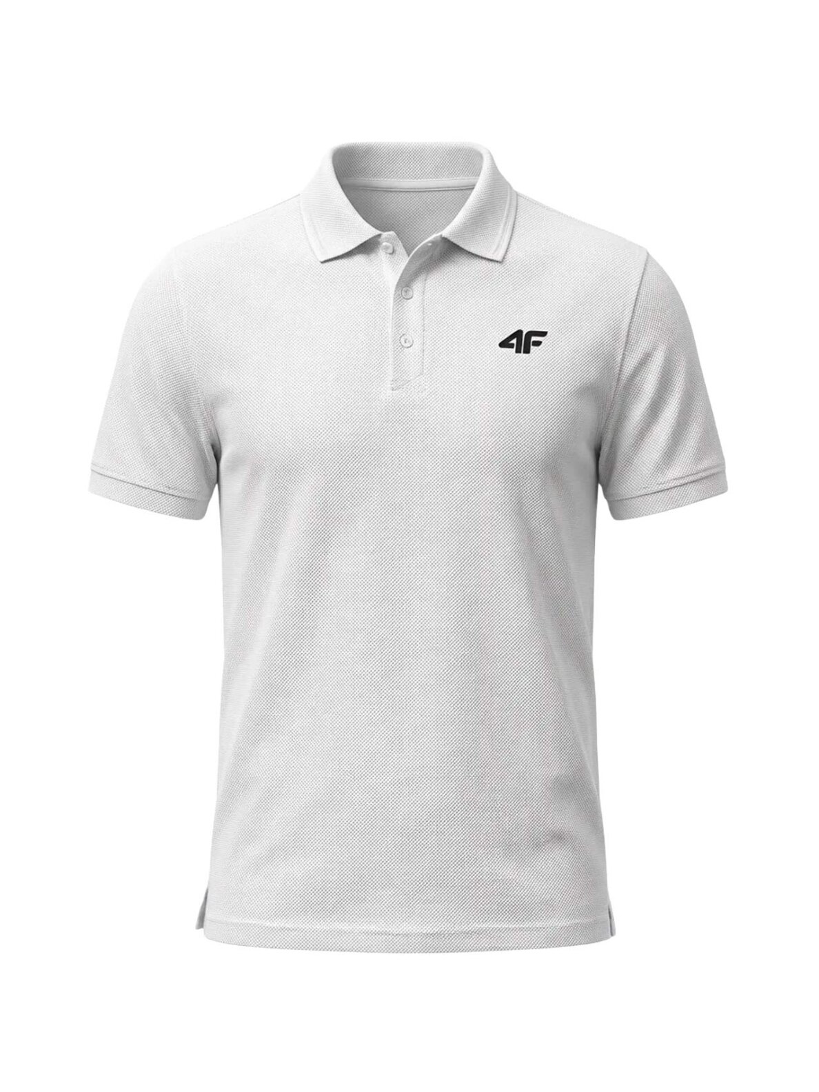 4F vyriški polo marškinėliai M0771, balti, 4FWMM00TPTSM0771 10S