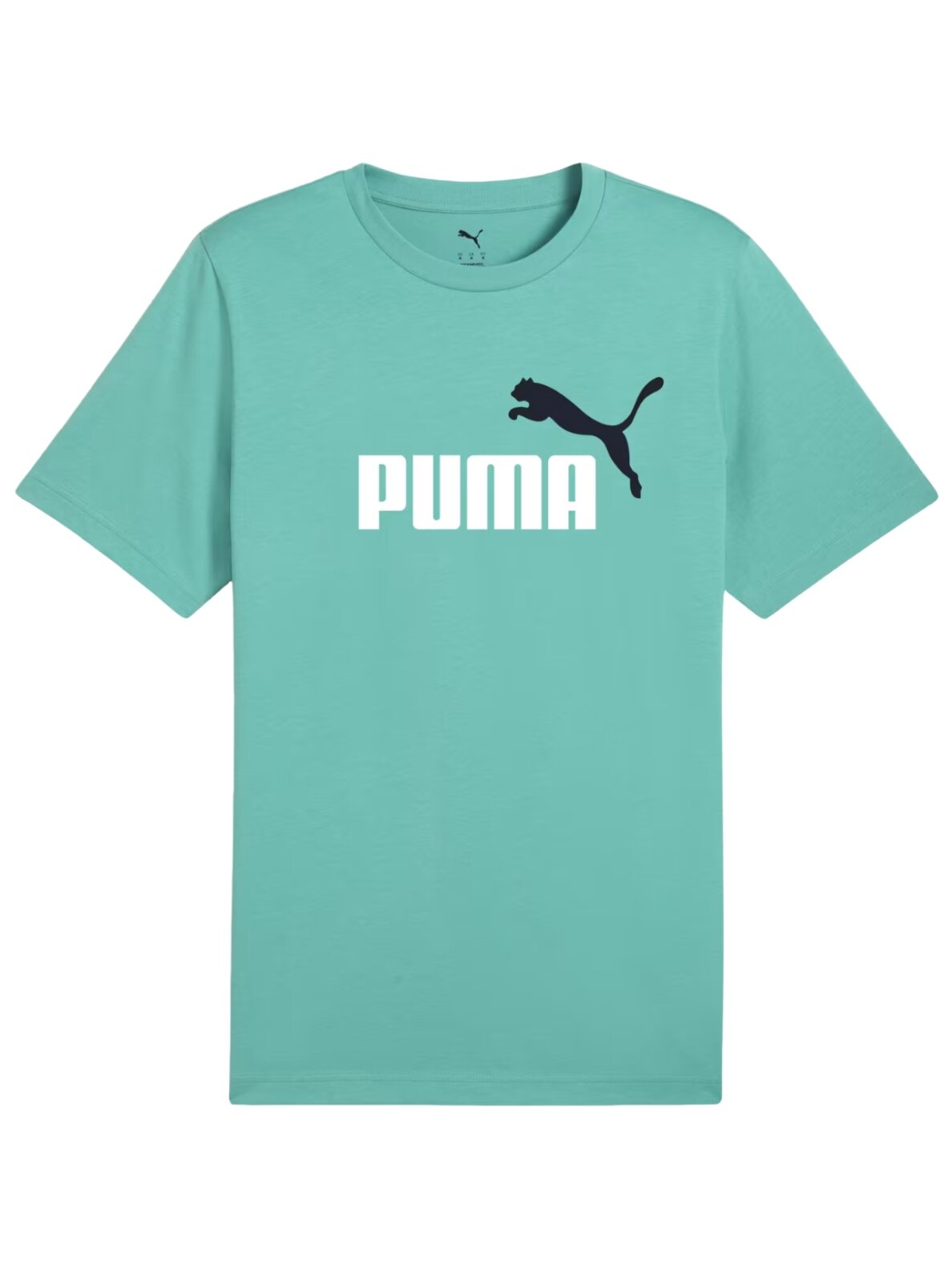 Puma Ess 2 Color No.1 Logo vyriški marškinėliai žalsvi 684708 59 Puma Ess 2 Color No.1 Logo vyriški marškinėliai žalsvi 684708 59