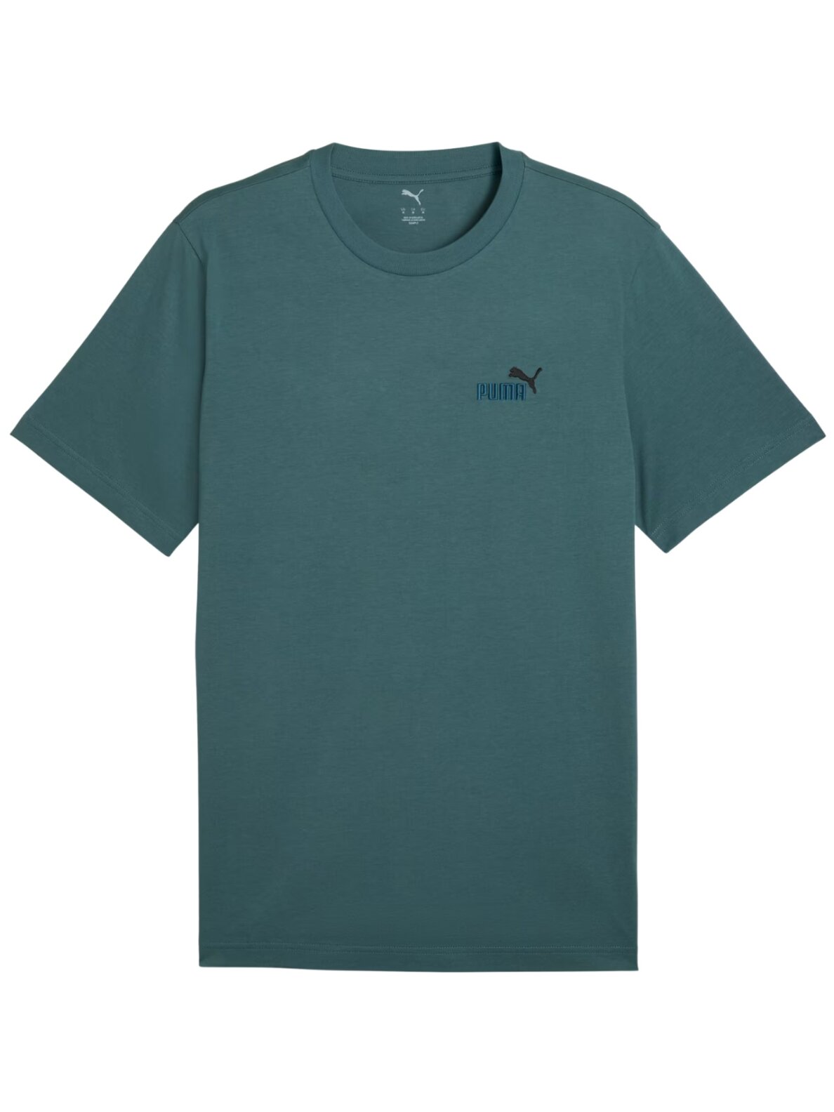 Puma Ess 2 Spalva Maži Nr. Vyriški marškinėliai 1 logotipu Tee žalia 684717 90