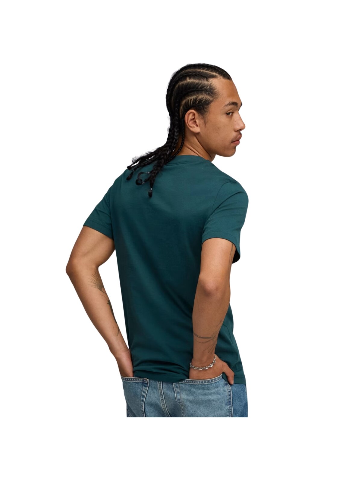 Puma Ess No.1 Logo Tee vyriški marškinėliai žali 682533 75 3 Puma Ess No.1 Logo Tee vyriški marškinėliai žali 682533 75 3