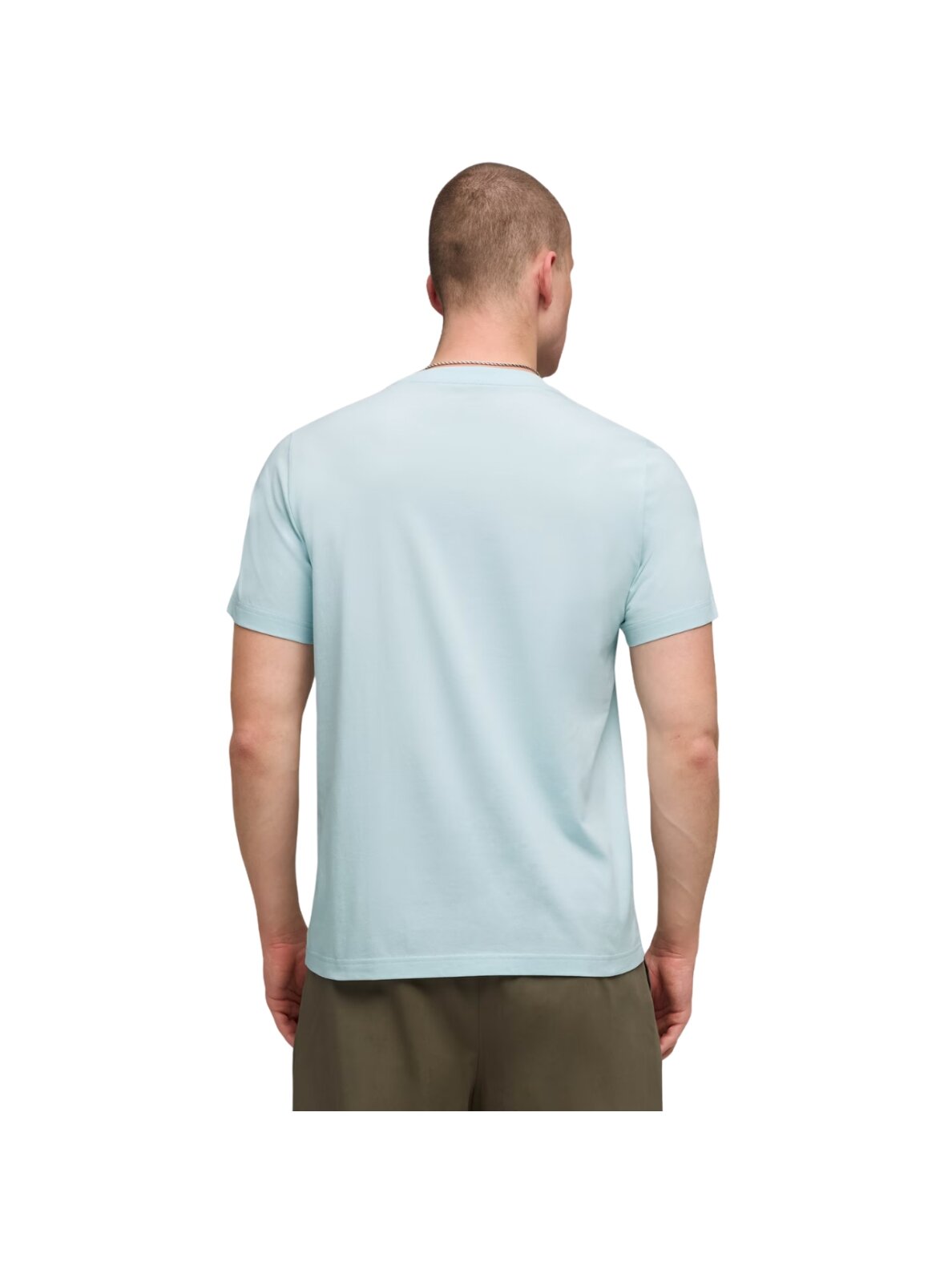 Puma ESS Small No.1 Logo Tee vyriška marškinėliai šviesiai mėlyni 682535 48 3