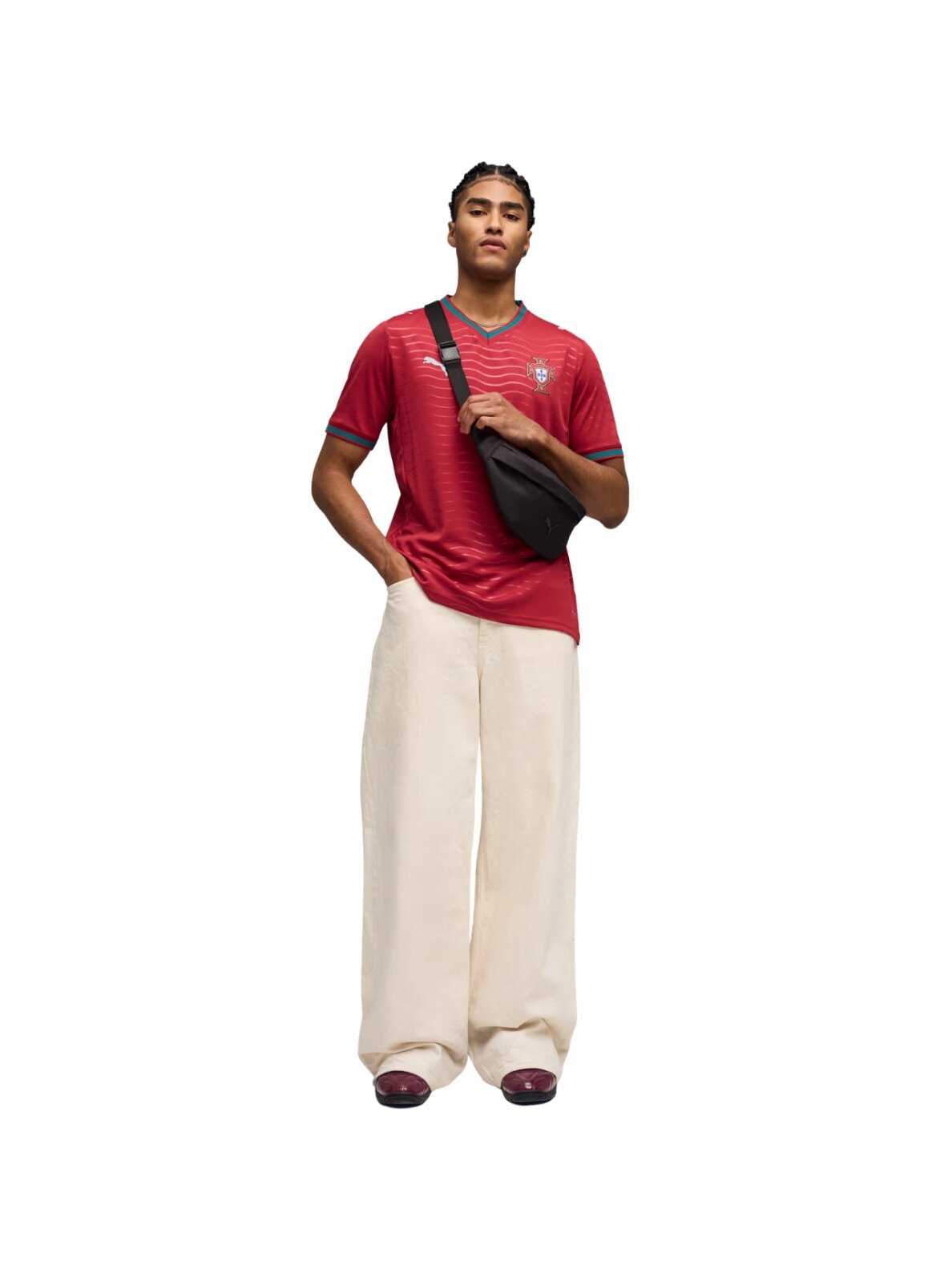 Puma vyriški marškinėliai FPF Portugal Home Jersey Replica Club, raudoni 783278 01 6 Puma vyriški marškinėliai FPF Portugal Home Jersey Replica Club, raudoni 783278 01 6