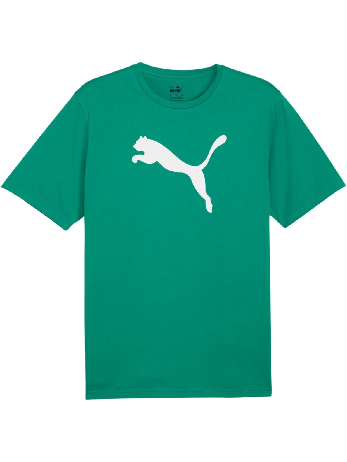 Puma Team Rise Logo Jersey Cotton vyrams žalia 658705 05