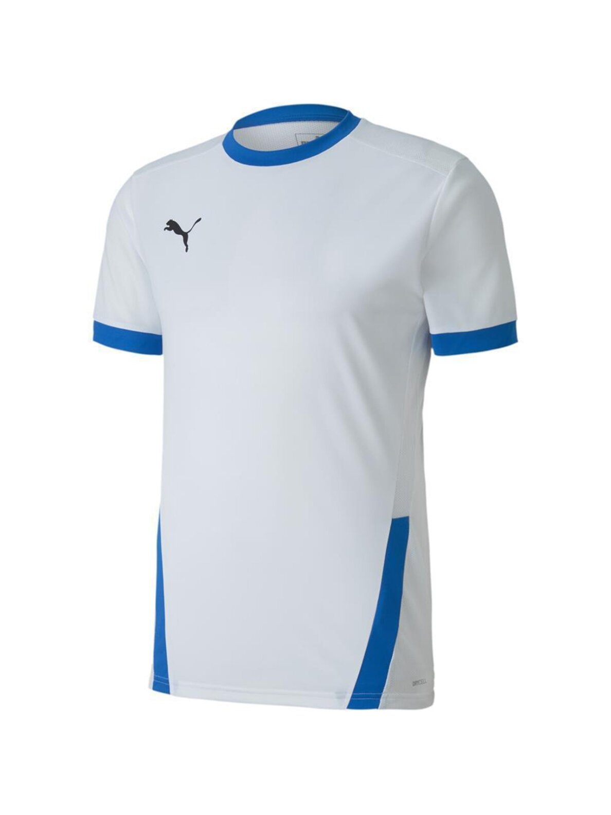 Puma teamGOAL 23 Jersey vyriški marškinėliai balti ir mėlyni 704171 12 Puma teamGOAL 23 Jersey vyriški marškinėliai balti ir mėlyni 704171 12