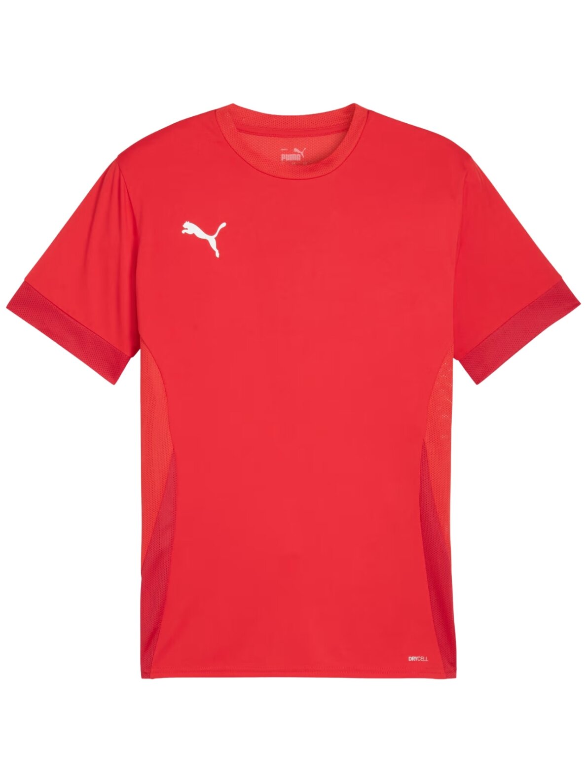 Puma vyriški teamGoal Matchday Jersey marškinėliai raudoni 705747 01
