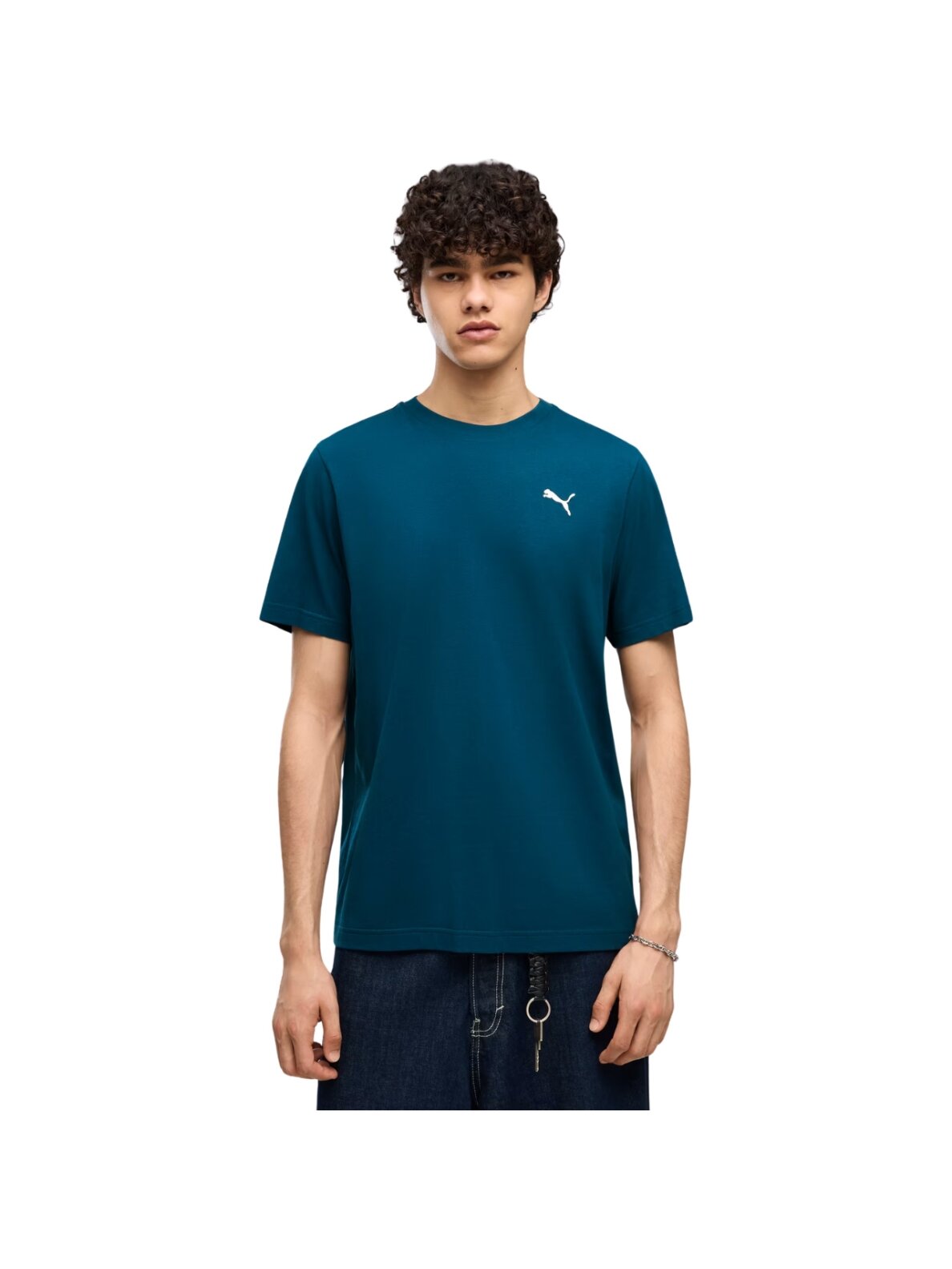 Vyriški marškinėliai Puma Cabinet Ess Tee tamsiai mėlyni 629644 36