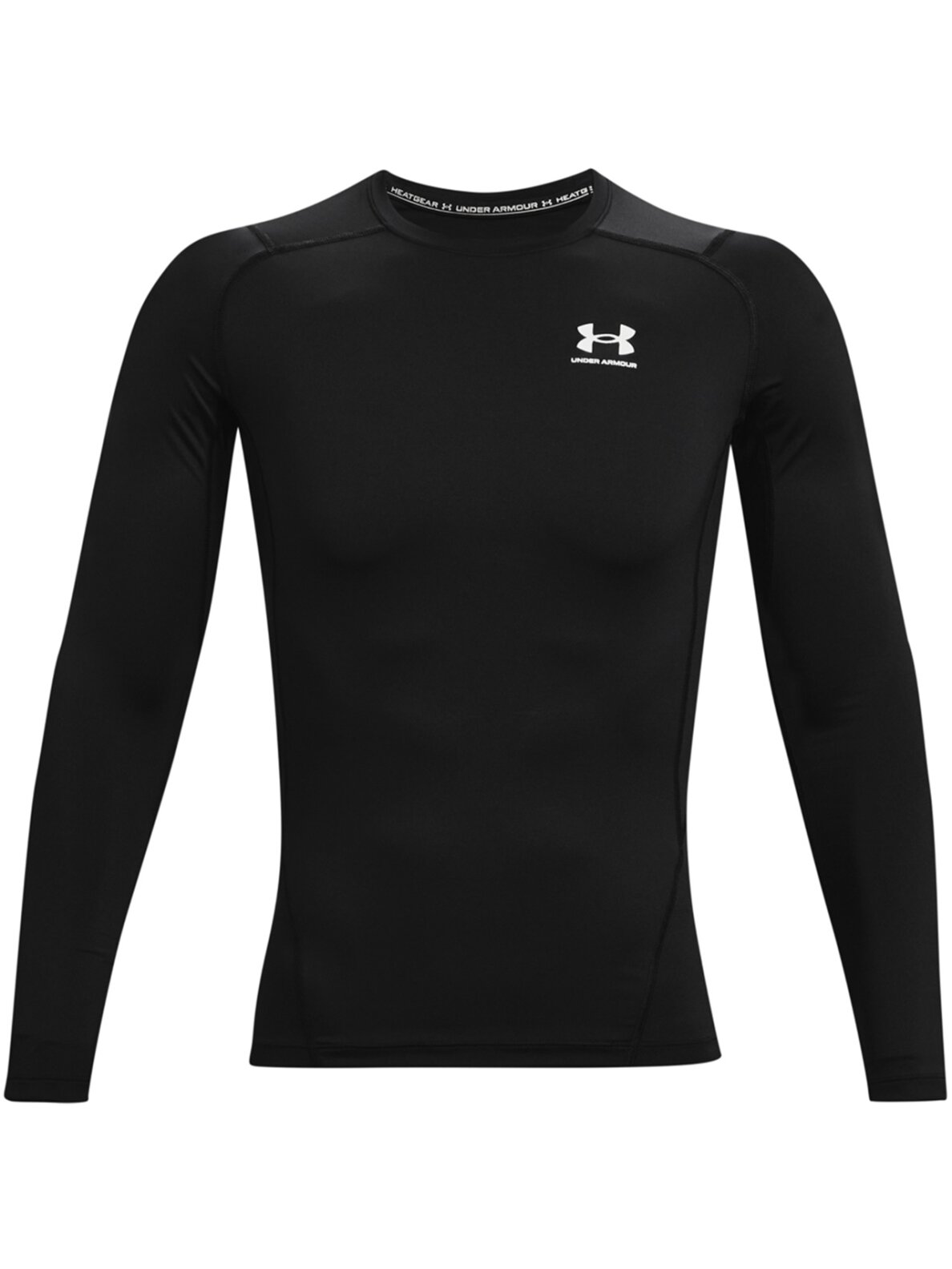 Under Armour HG Armor Comp LS vyriški marškinėliai juodi 1361524 001 Under Armour HG Armor Comp LS vyriški marškinėliai juodi 1361524 001
