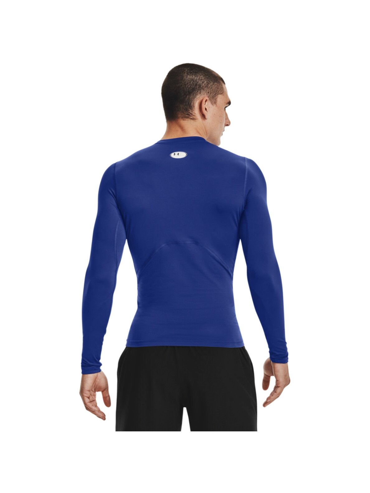 Under Armour HG Armor Comp LS vyriški marškinėliai mėlyni 1361524 400 4