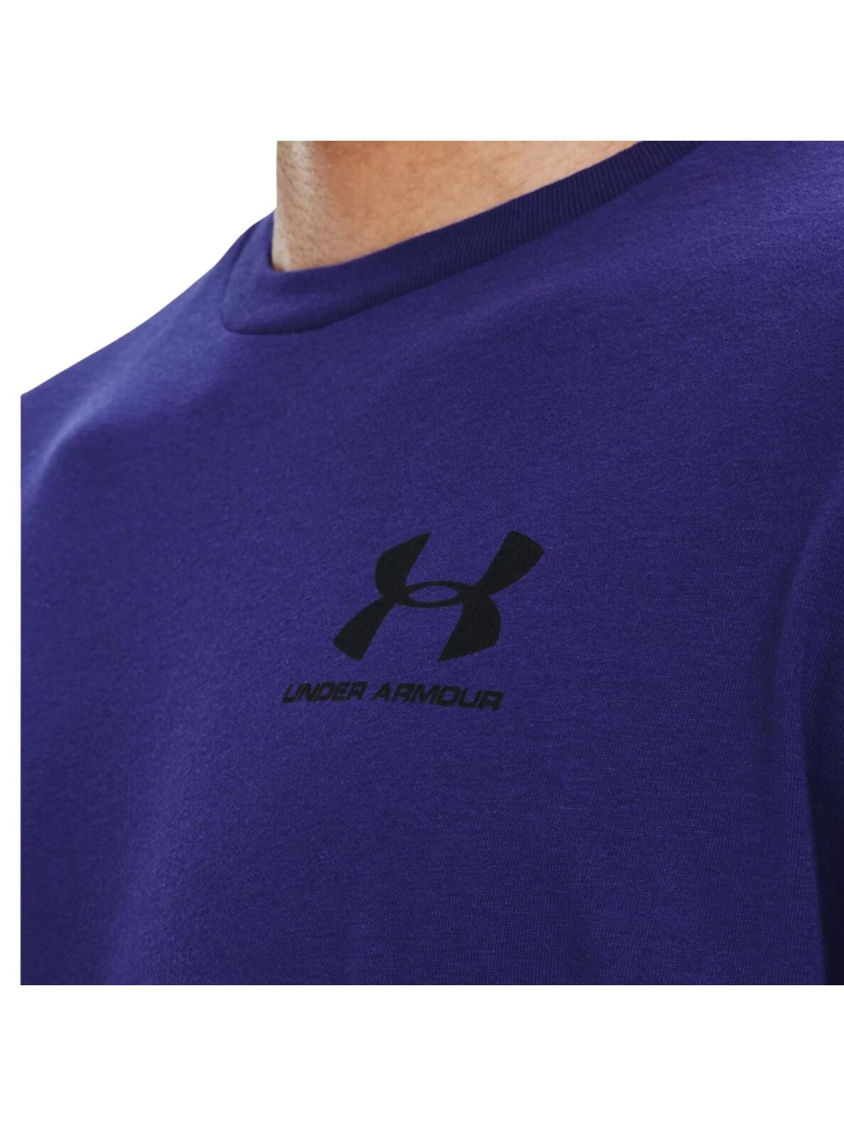 Under Armour Sportstyle Left Chest SS vyriški marškinėliai mėlyni 1326799 468 4 Under Armour Sportstyle Left Chest SS vyriški marškinėliai mėlyni 1326799 468 4