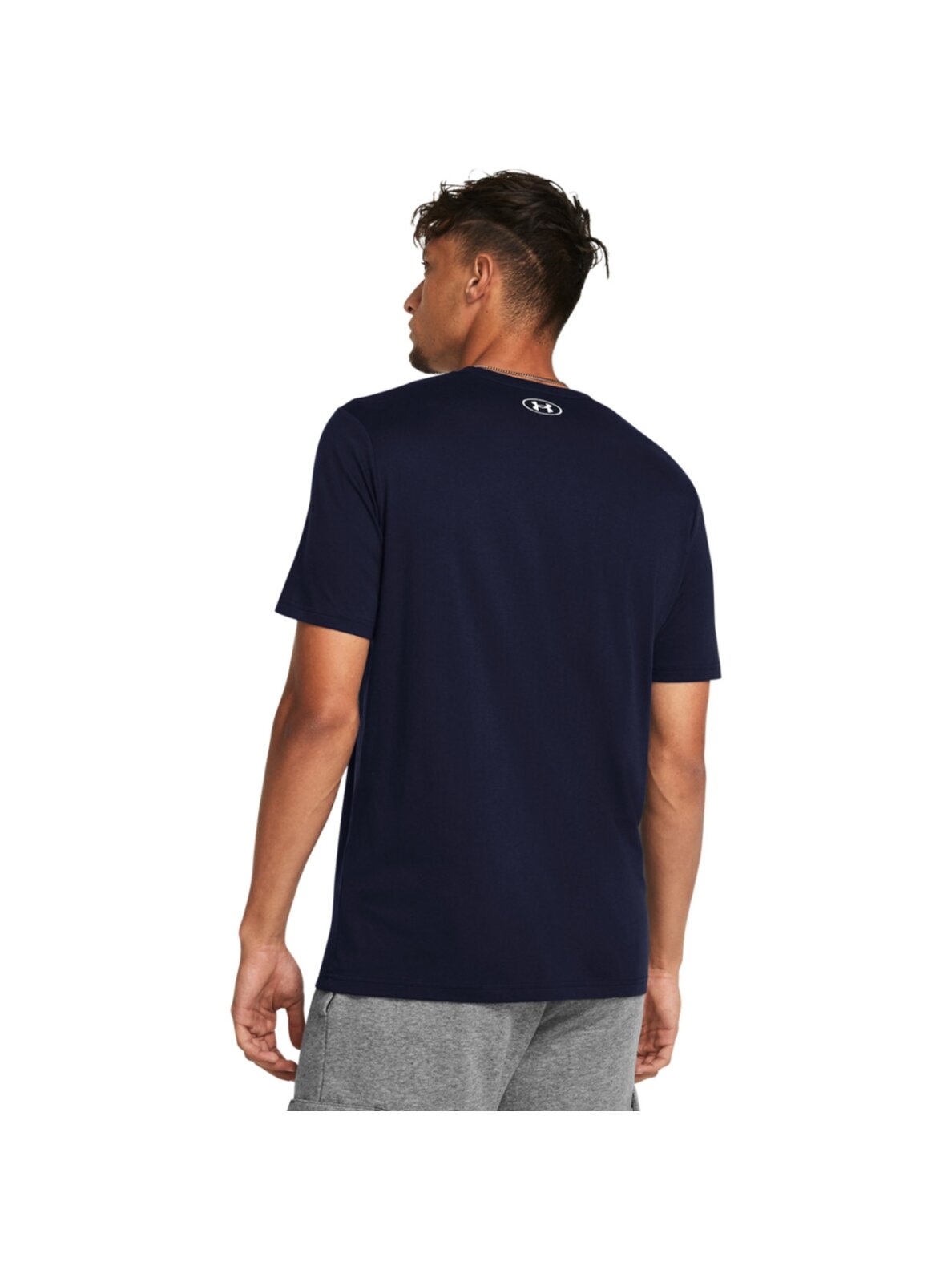 Under Armour Sportstyle Logo vyriški marškinėliai, tamsiai mėlyni 1382911 408 3