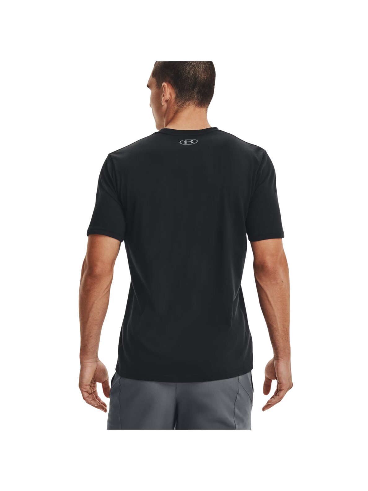 Under Armour Team Issue Wordmark SS vyriški marškinėliai juodi 1329582 001 1