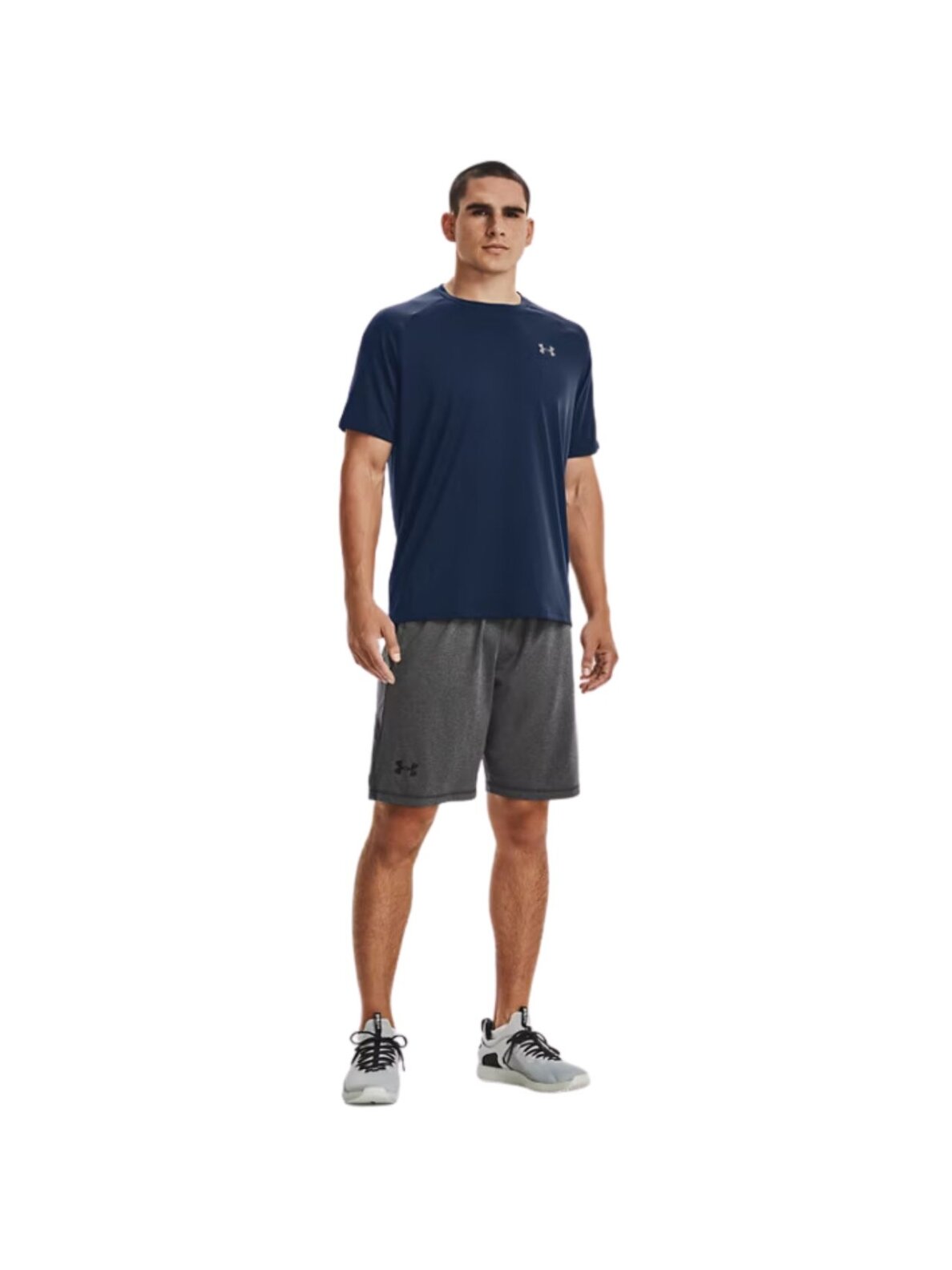 Under Armour Tech 2.0 SS vyriška marškinėliai tamsiai mėlyni Under Armour Tech 2.0 SS vyriška marškinėliai tamsiai mėlyni