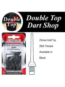 Końcówki Softips Harrows Spare Keypoint 30szt Końcówki Softips Harrows Spare Keypoint 30szt