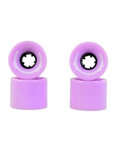 Mico ratukai plastikinei riedlentei 60x45mm, 4 vnt, violetiniai