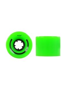 Mico ratukai plastikinei riedlentei 60x45mm, 4 vnt, žalia