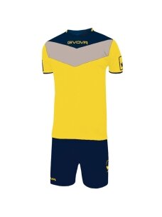 Givova Kit Campo sportinis komplektas geltonai-tamsiai mėlynas KITC53 0704