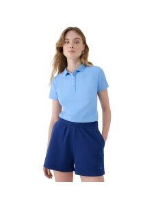 4F Polo marškinėliai moterims F365 denim 32S
