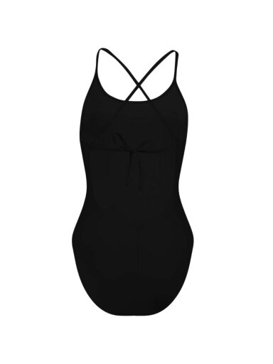 Puma Swim V formos kaklo moteriškas maudymosi kostiumėlis juodas 935086 03