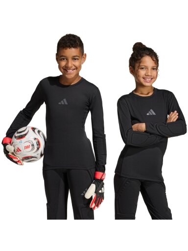 Adidas vaikų vartininko marškinėliai Padded Goalkeeper Longsleeve juodi KA1678