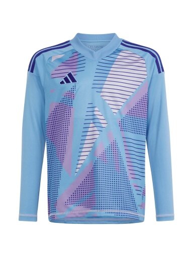 Adidas Tiro 24 Competition Long Sleeve Goalkeeper vaikiški vartininko marškiniai mėlyni IN0434