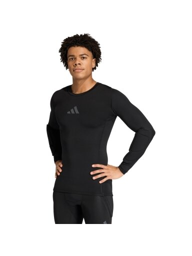 Adidas vartininko marškiniai vyrams Padded Goalkeeper Base Layer juodi KA1677