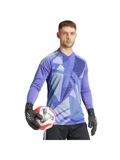 Adidas Tiro 24 Competition Ilgi vyriški vartininko marškiniai, violetiniai IN0406