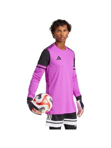 Adidas Squadra 25 Long Sleeve vartininko marškiniai vyrams fuksija JC6209