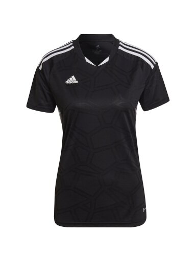 Adidas Condivo 22 Match Day moteriški marškinėliai, juodi balti HA3541