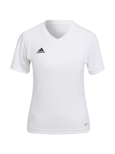 Adidas Entrada 22 Jersey moteriški marškinėliai, balti HC5074