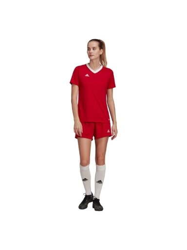 Adidas Entrada 22 Jersey moteriški marškinėliai, raudoni H57571