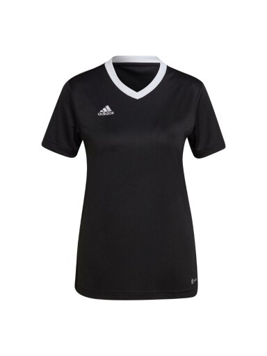 Adidas Entrada 22 Jsy moteriški marškinėliai, juodi H57572