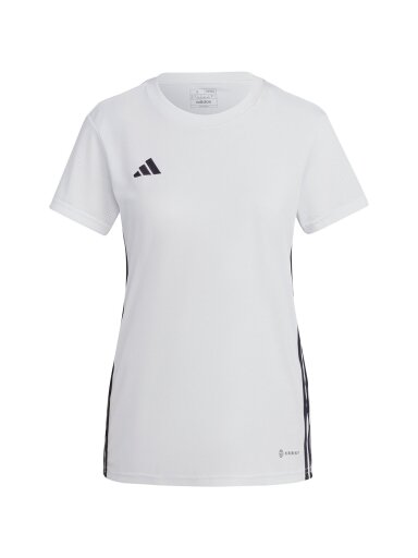 Adidas moteriški marškinėliai Stalas 23 Džersis baltas H44530
