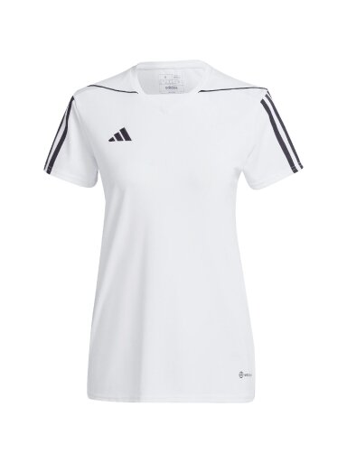 Adidas Tiro 23 League moterų marškinėliai balti HR4615