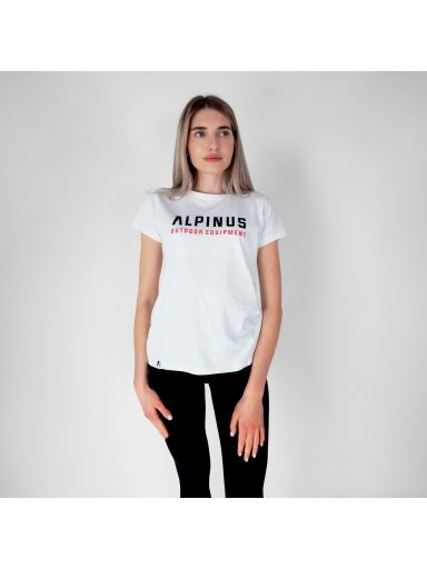 Alpinus Chiavenna moteriški marškinėliai balti BR43936