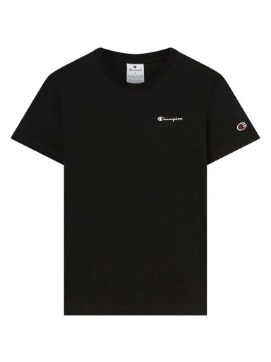 Champion SS Tee moteriški marškiniai, juodi 118091 KK001