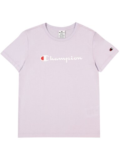 Champion SS Tee moteriški marškiniai violetiniai 117534 VS057