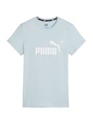 Puma ESS Logo Tee moteriški marškinėliai, mėlyni 586775 25